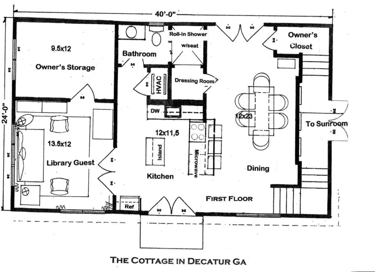 The Cottage Bed & Breakfast In Decatur Ga Exterior photo